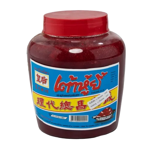 HUANGHOWL Pickled Bean Curd 2.8 Kg jar displaying glossy, fermented bean curd with a smooth, shiny surface and traditional packaging.