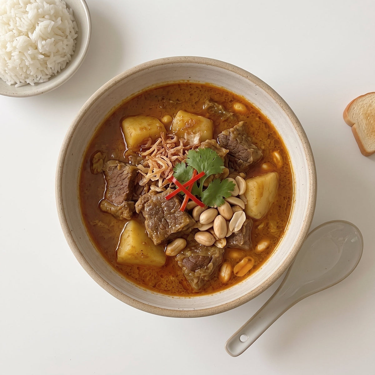 Massaman Curry ingredients