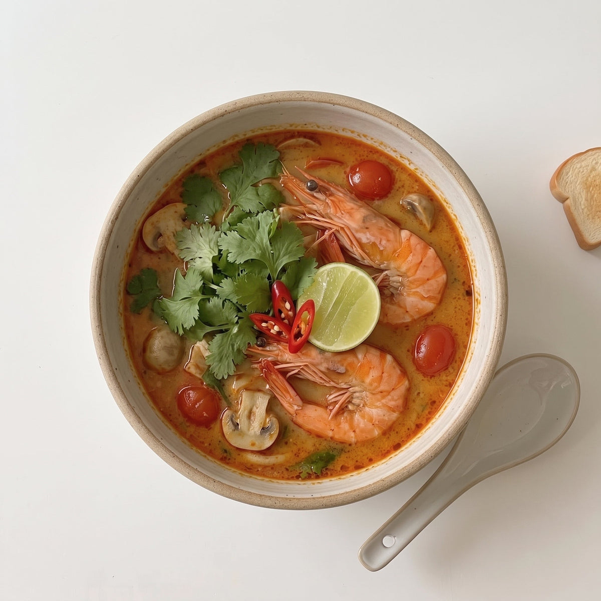 Tom Yum Soup ingredients