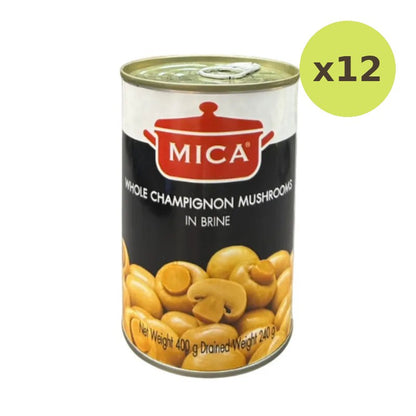 Mica Whole Champignon Mushroom In Brine 400g