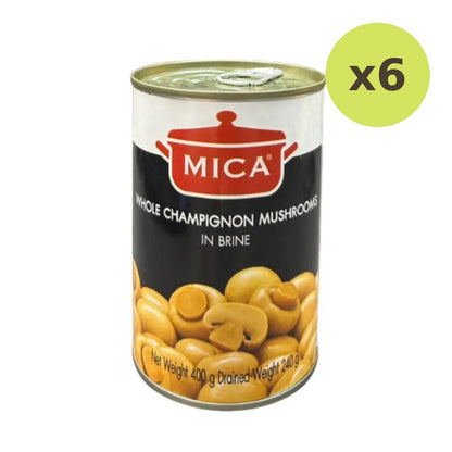 Mica Whole Champignon Mushroom In Brine 400g