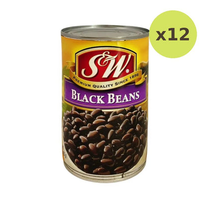 S&W Black Beans 425g