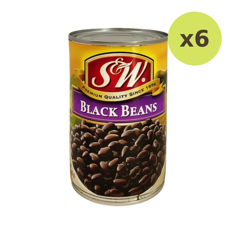 S&W Black Beans 425g