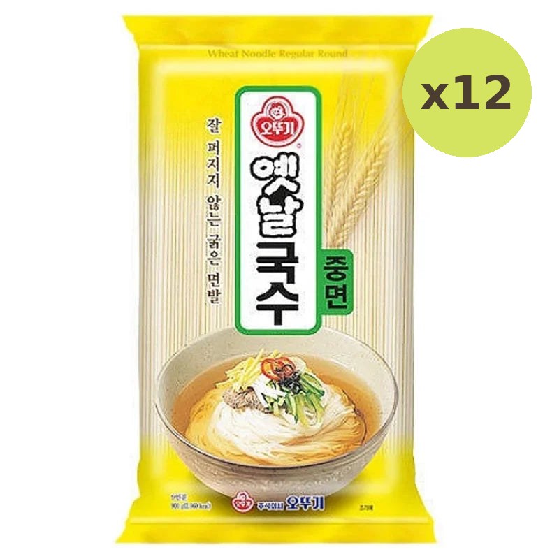 Ottogi Otoki Korean Wheat Noodle Regular Round 900g