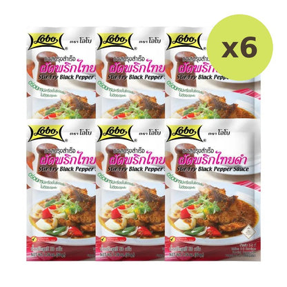 Lobo Ready-made Stir-fried Sauce With Black Pepper 50g