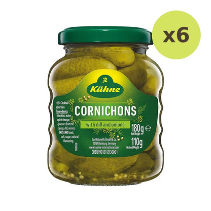 Kuhne Cocktail Cornichons 180g