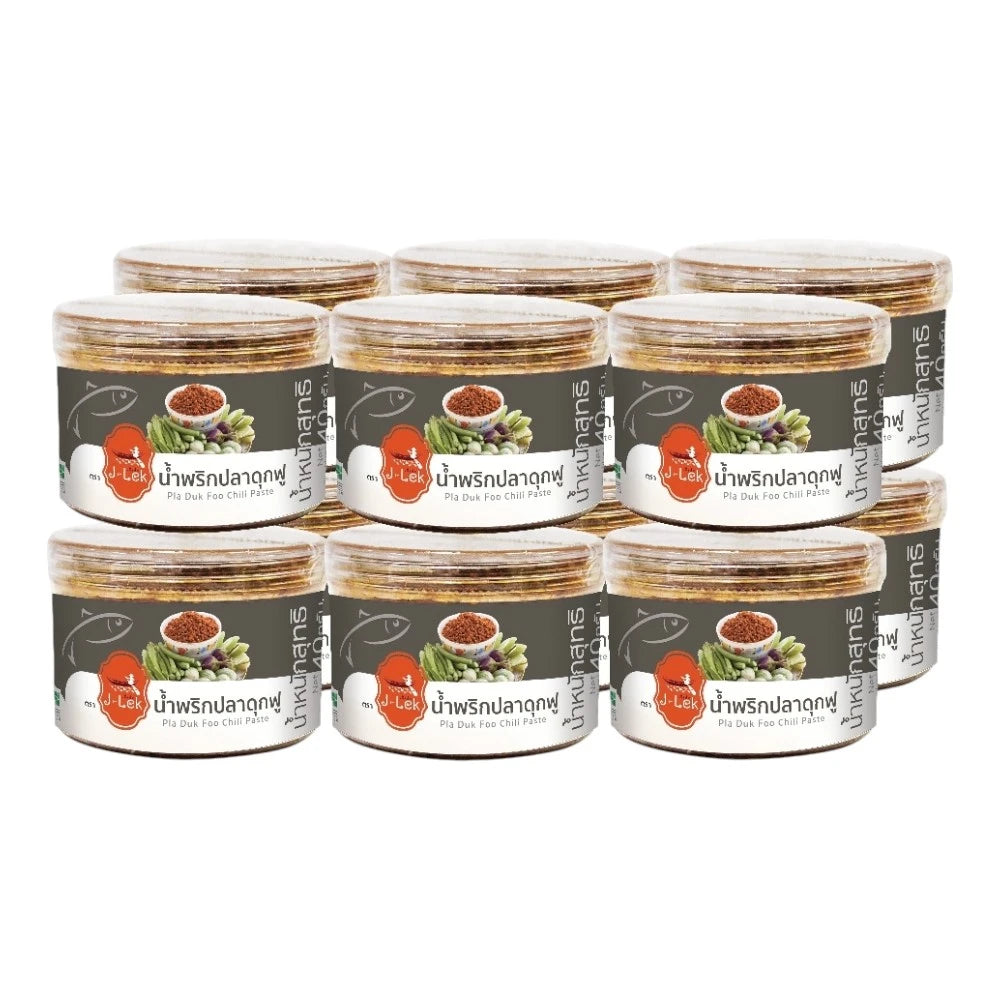 J-lek Jae Lek Fluffy Catfish Chili Paste Plastic Jar 40g