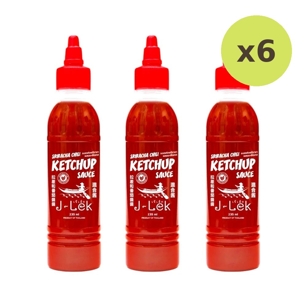 J-lek Sriracha Chili Sauce Mixed With Tomatoes Bottles 235g