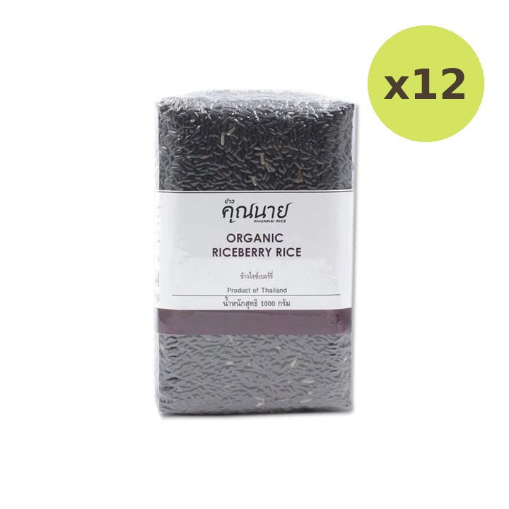Khunnai Rice Organic Riceberry 1kg