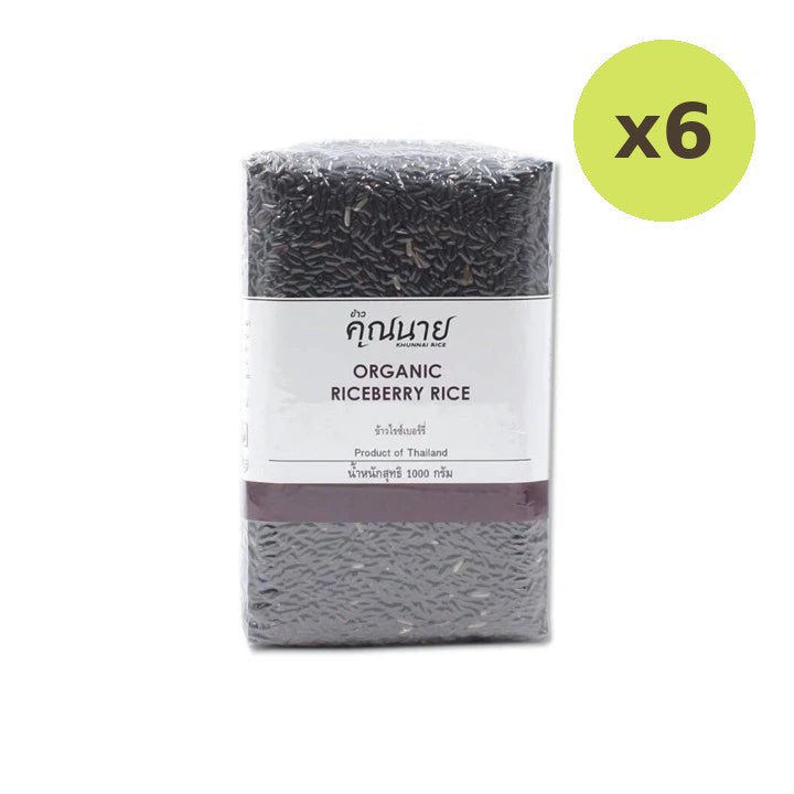 Khunnai Rice Organic Riceberry 1kg