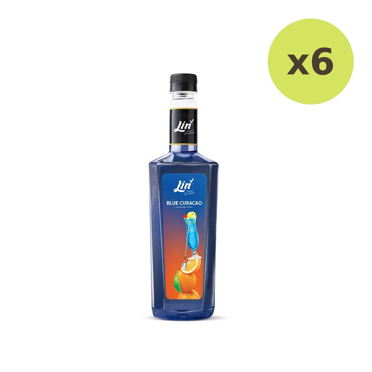 Lin Blue Curacao Concentrated Syrup 750ml