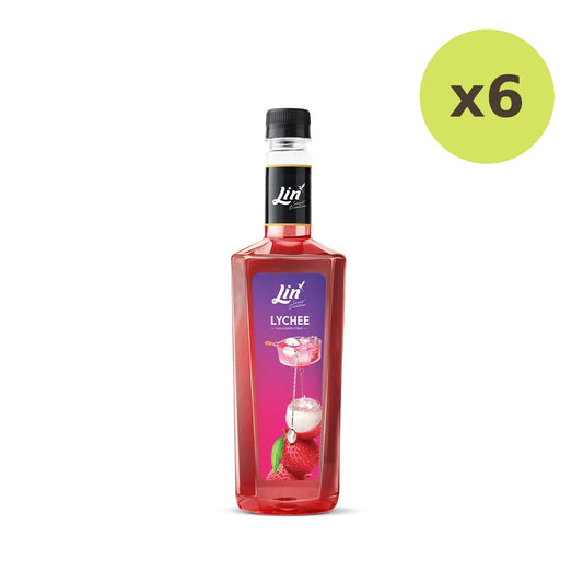 Lin Lychee Flavored Concentrated Syrup 750ml