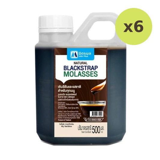 Mitrphol Blackstrap Molasses Food Grade 500ml x1