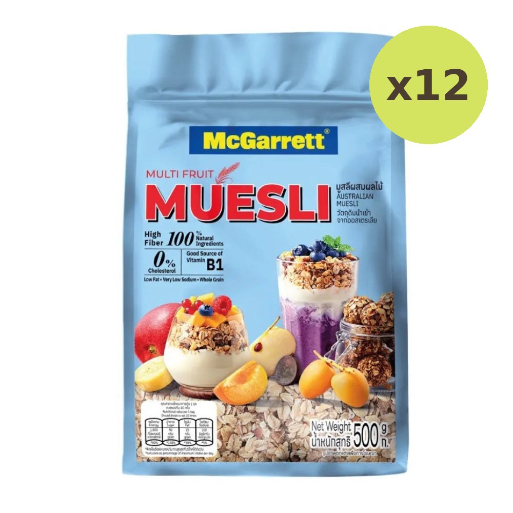 Mcgarrett Muesli Mixed With Fruit 500g