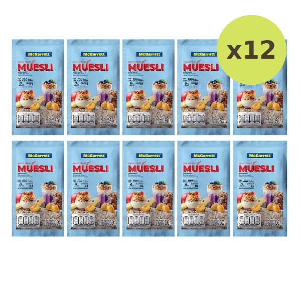Mcgarrett Muesli Mixed With Fruit 50g