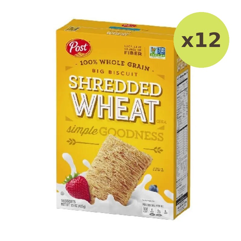 Post Big Biscuit Shredded With Cereal Wheat 15 Ounces