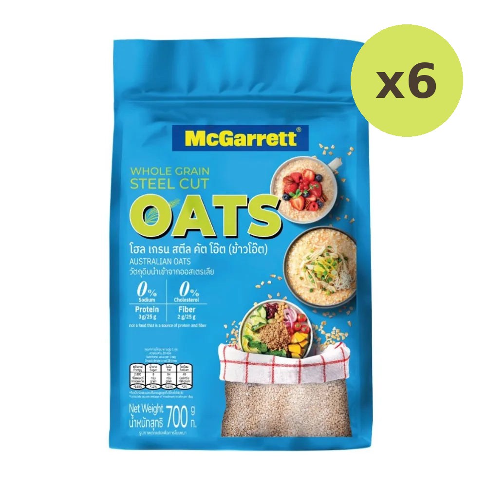 Mcgarrett Whole Grain Steel Cut Oats 700g