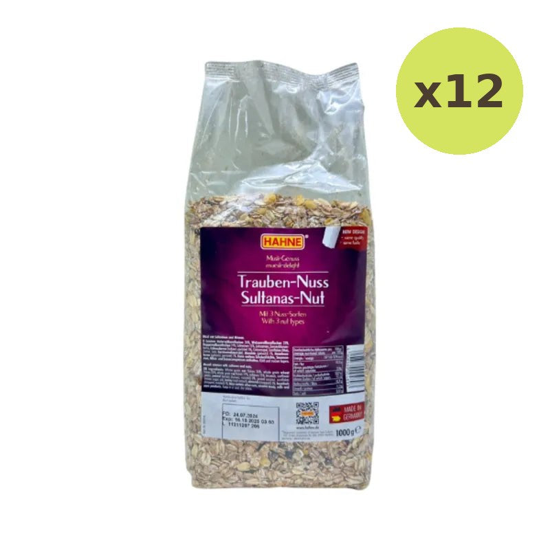 Hahne Raisin Nut Muesli 1000g