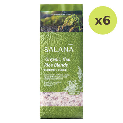 Salana 5 Varieties Of Organic Rice Thai Blends 1kg