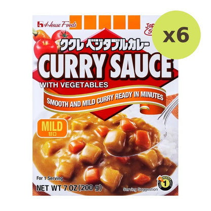 House Curry Sauce Vegetable Mild 200g