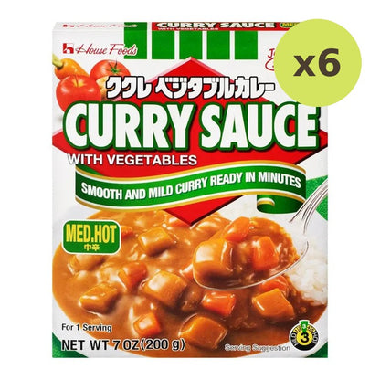 House Curry Sauce Vegetable M-Hot 200g