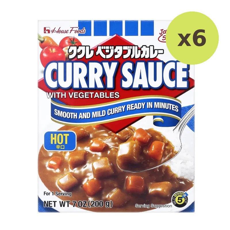 House Curry Sauce Vegetable Hot 200g