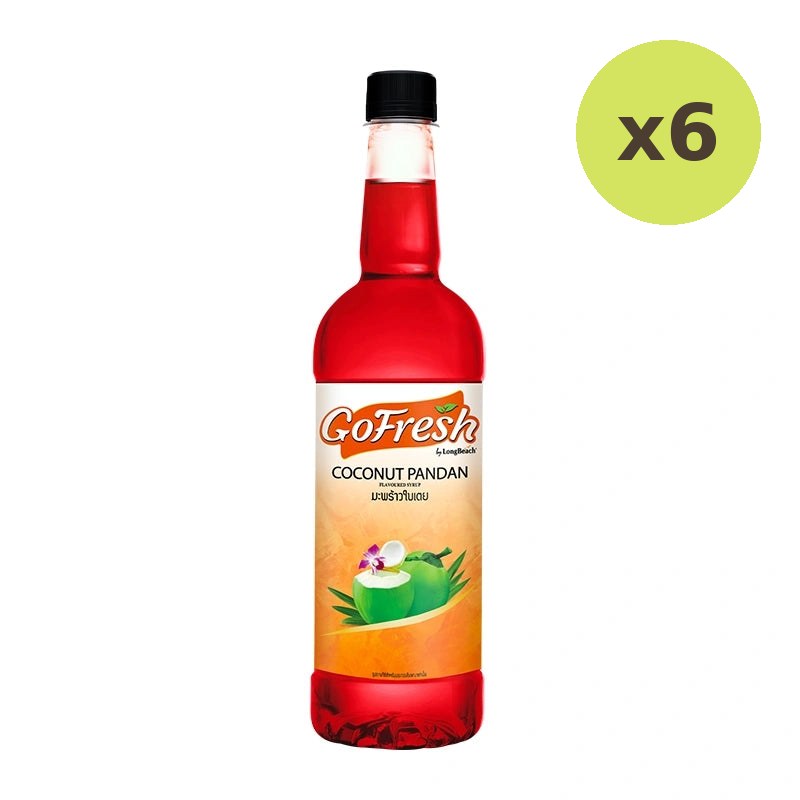 LongBeach GoFresh Coconut Pandan Syrup 740ml