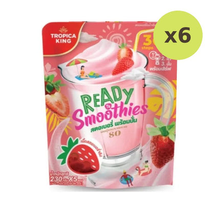 Tropica King Fruit Juice Ready To Blend Strawberry Flavor 230g