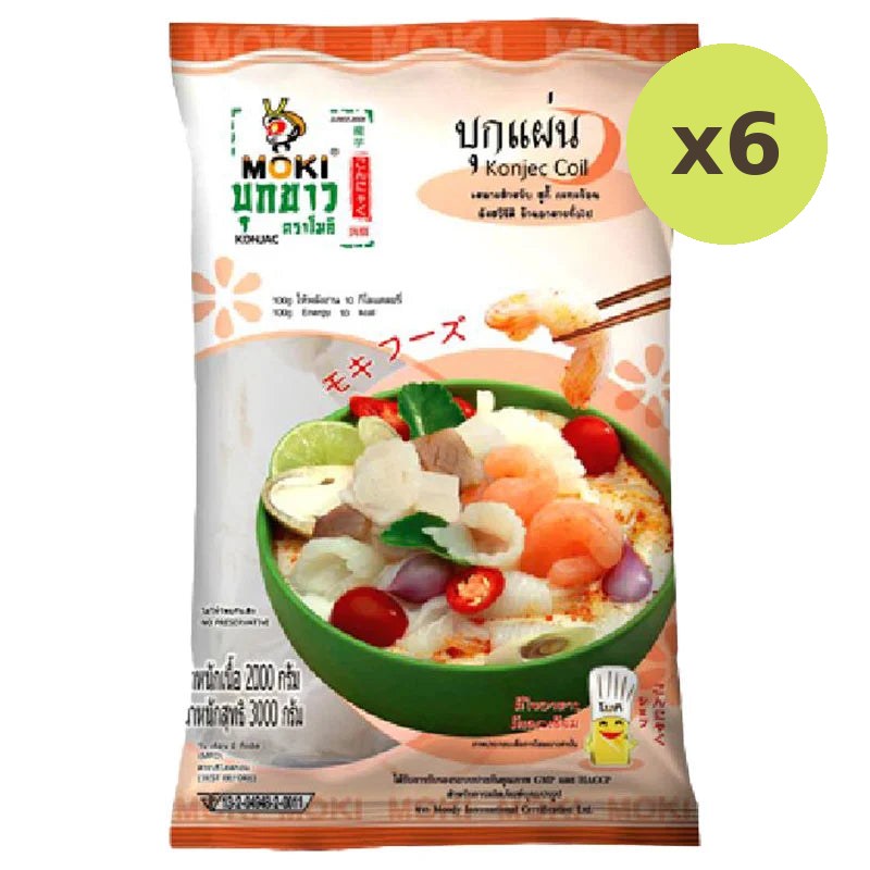 Moki Squid Coil Konjac 2kg