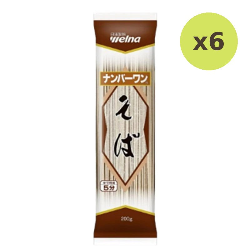 Nisshin Welna Soba With Buckwheat Flour And Japanese Wheat 200g