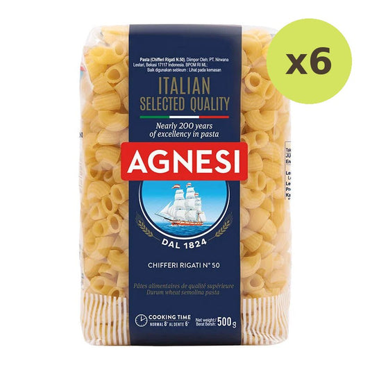 Agnesi Chifferi Rigati No.50 500g