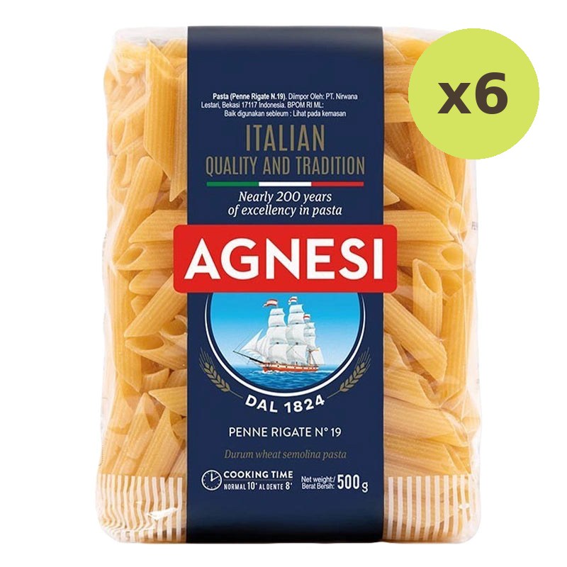 Agnesi Penne Rigate No.19 500g