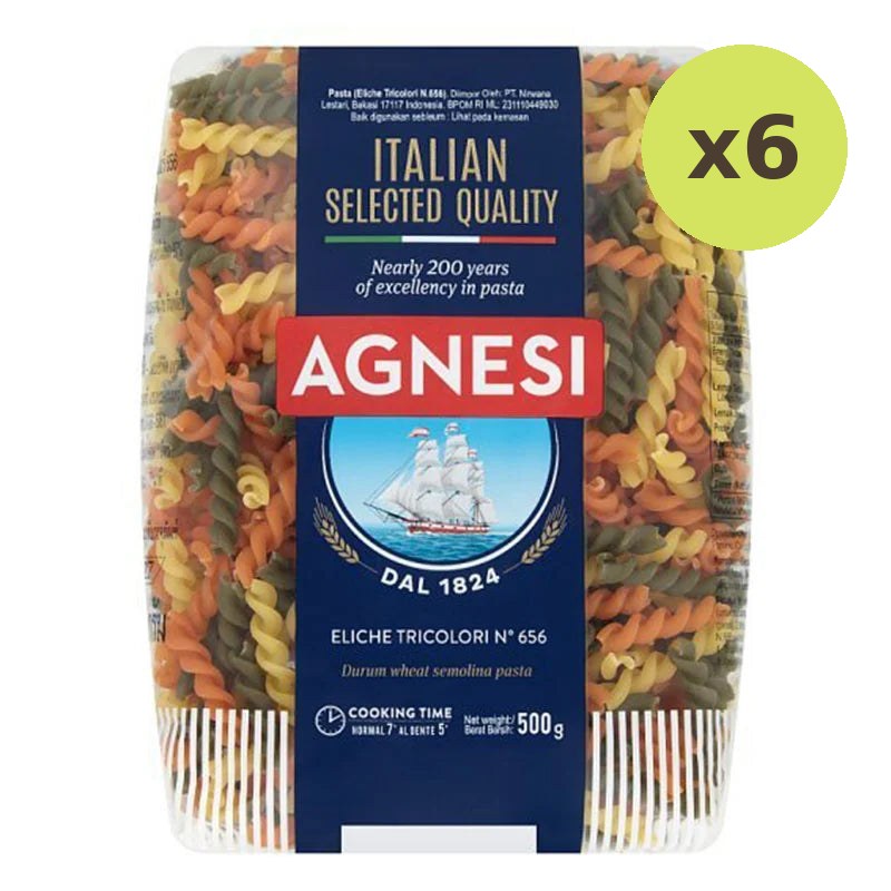 Agnesi Eliche Tricolor 500g