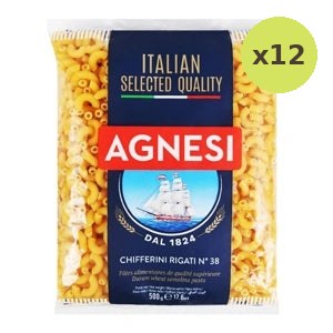 Agnesi Chifferini Rigati No.38 500g