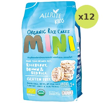 Allrite Kids Organic Rice Cakes Mini