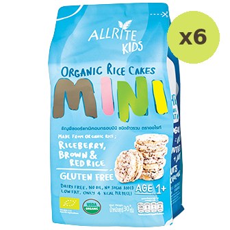 Allrite Kids Organic Rice Cakes Mini