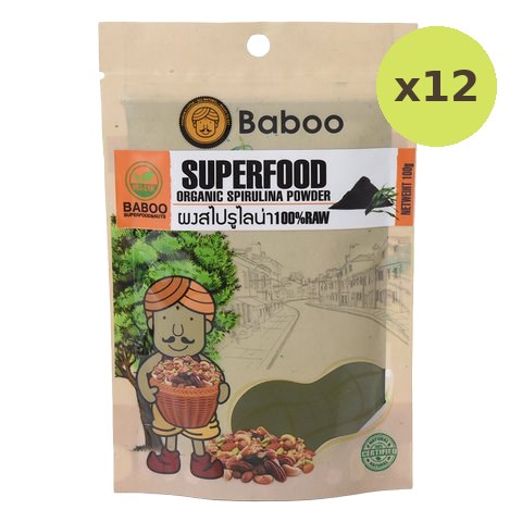Baboo Spirulina Organic & 100% Raw