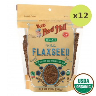 Bob's Red Mill Organic Flaxseeds Brown