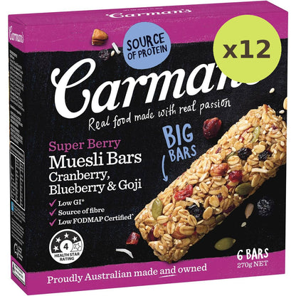 Carman's Super Berry Muesli Bars