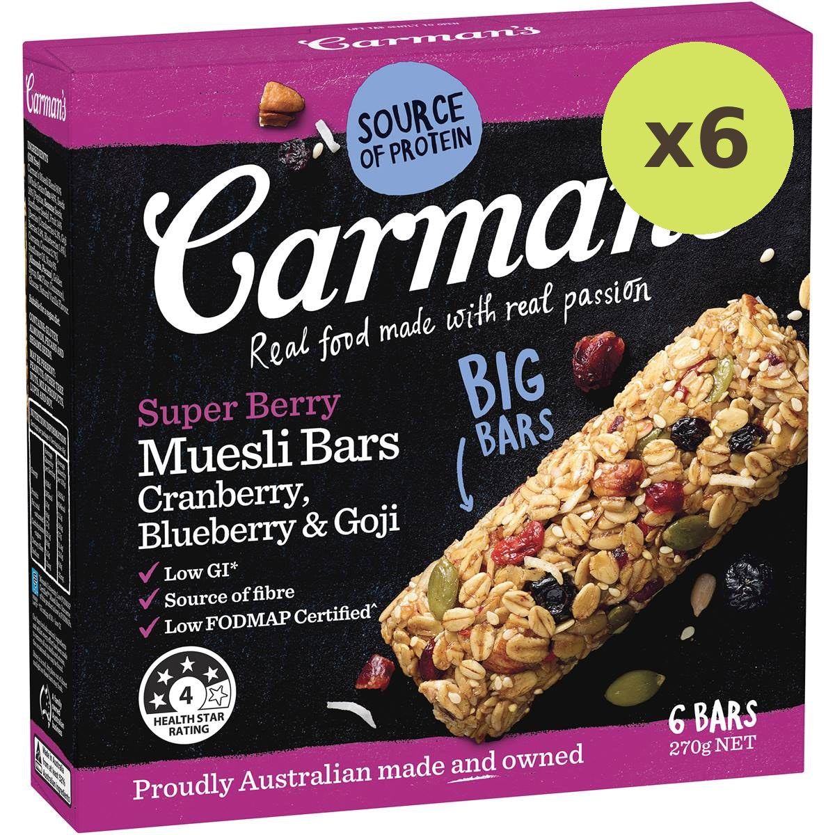 Carman's Super Berry Muesli Bars