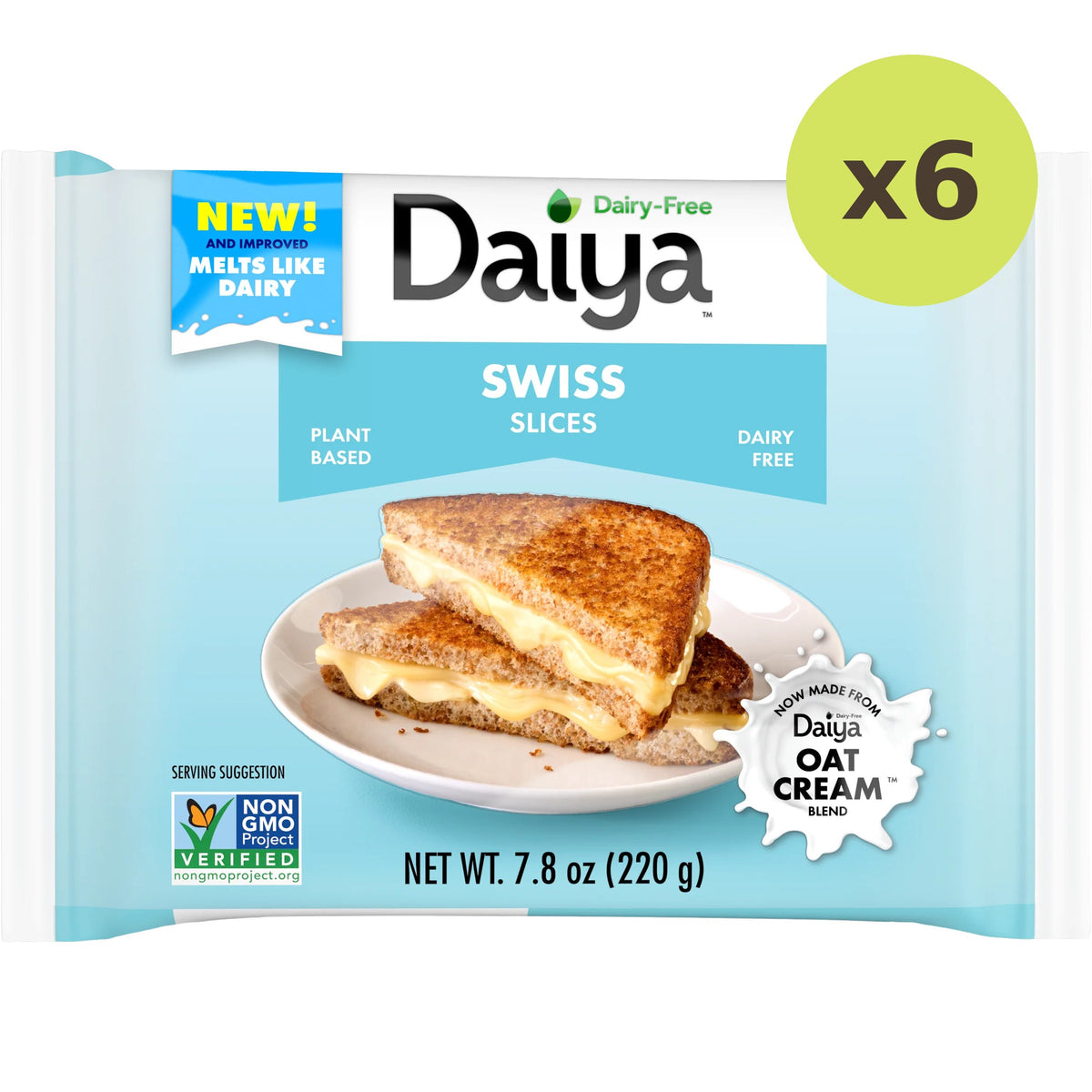 Daiya Vegan Swiss Cheese Slices