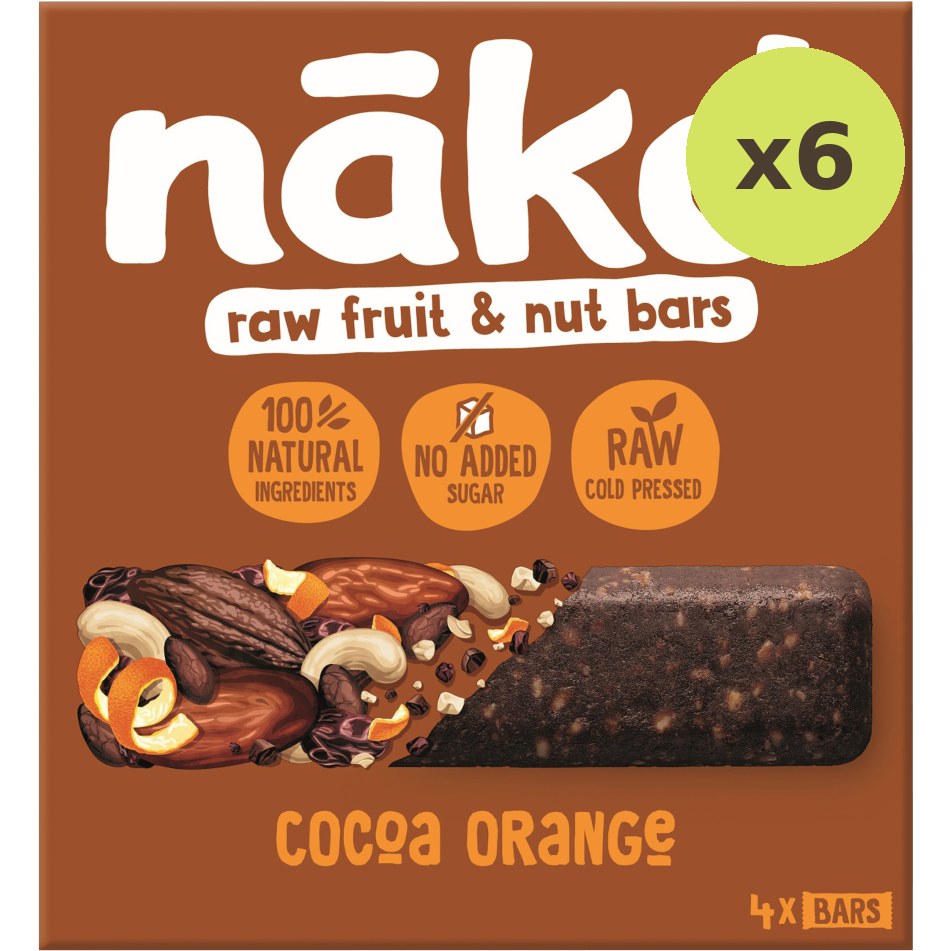 Nakd Cocoa Orange Fruit & Nut Bars