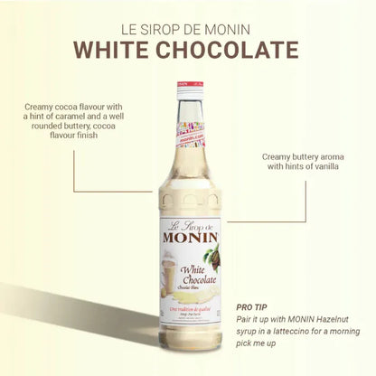 Monin White Chocolate Syrup 700ml