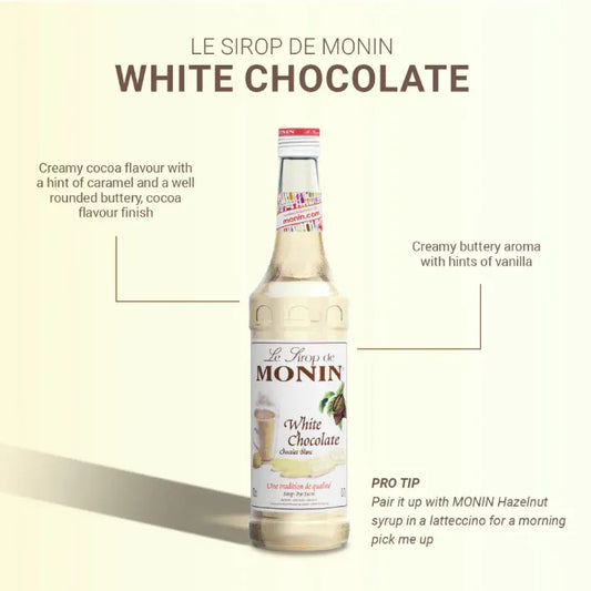 Monin White Chocolate Syrup 700ml