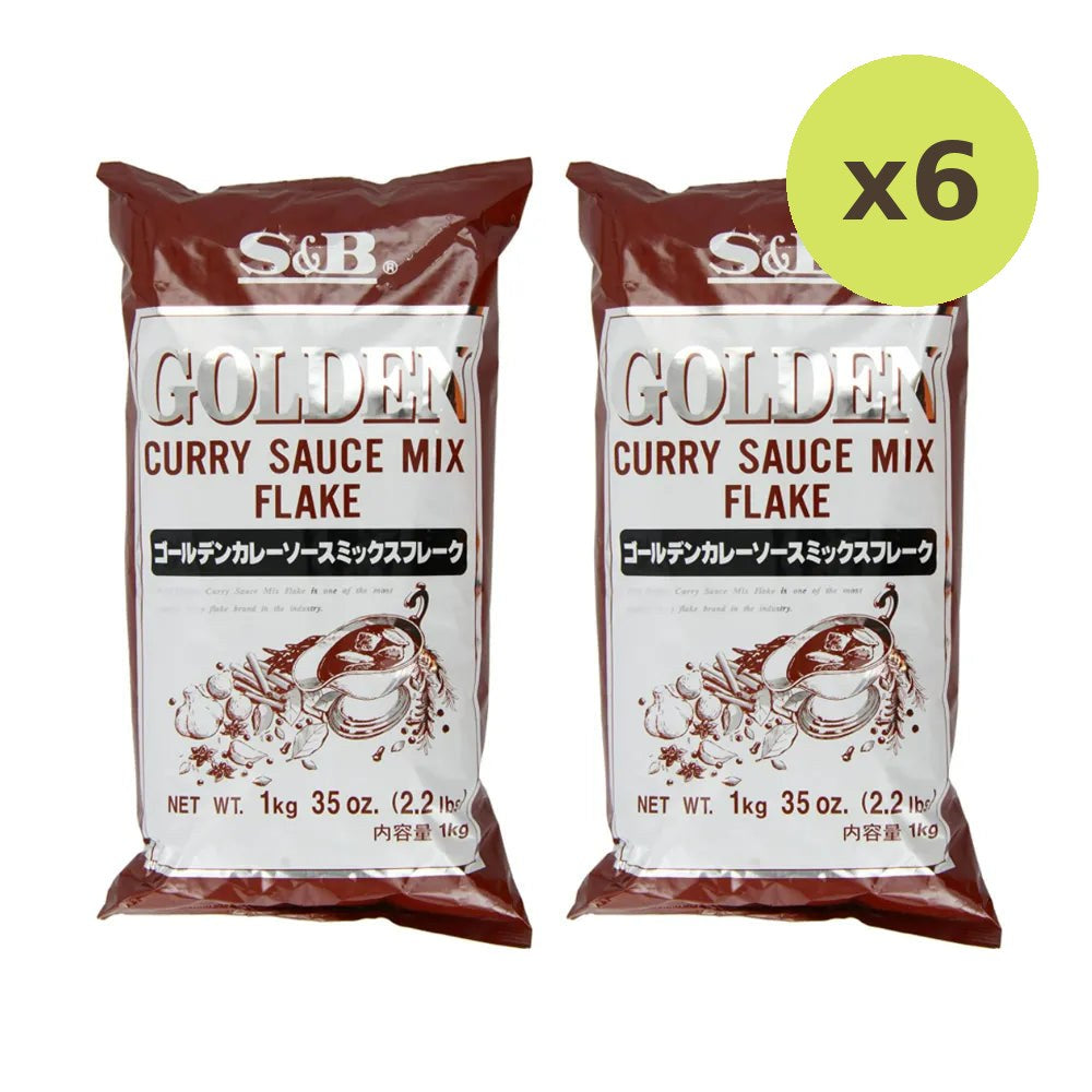 S & B Golden Curry Sauce Mix Flake With Powder And Beef Bouillon