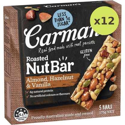 Carman's Almond Hazelnut & Vanilla Nut Bars