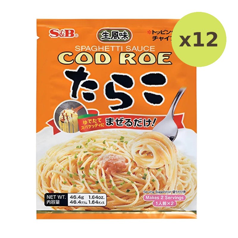 S&B Cod Roe Nama Fumi Tarako Spaghetti Sauce With Dried Chive