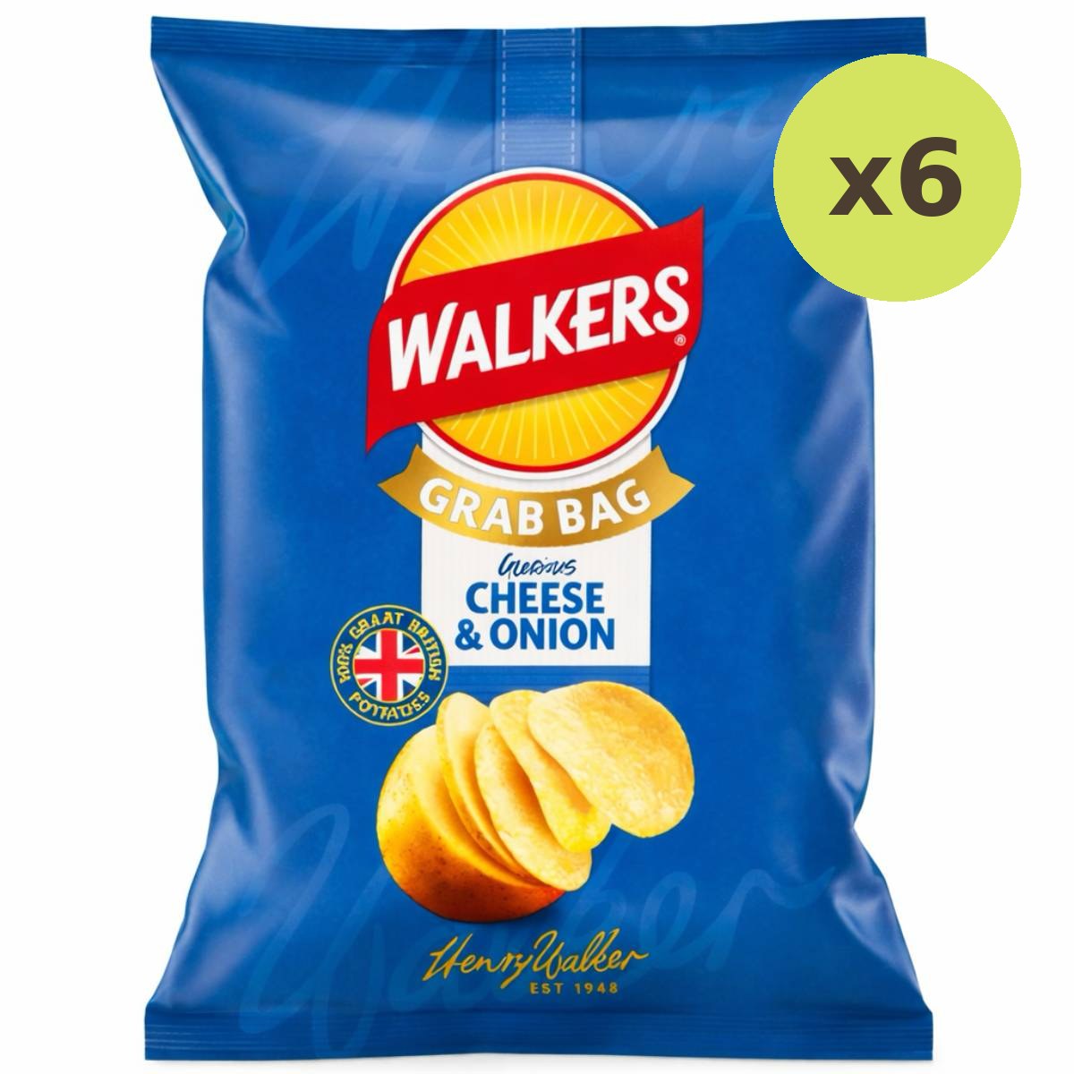 Walkers Cheese & Onion Crisps