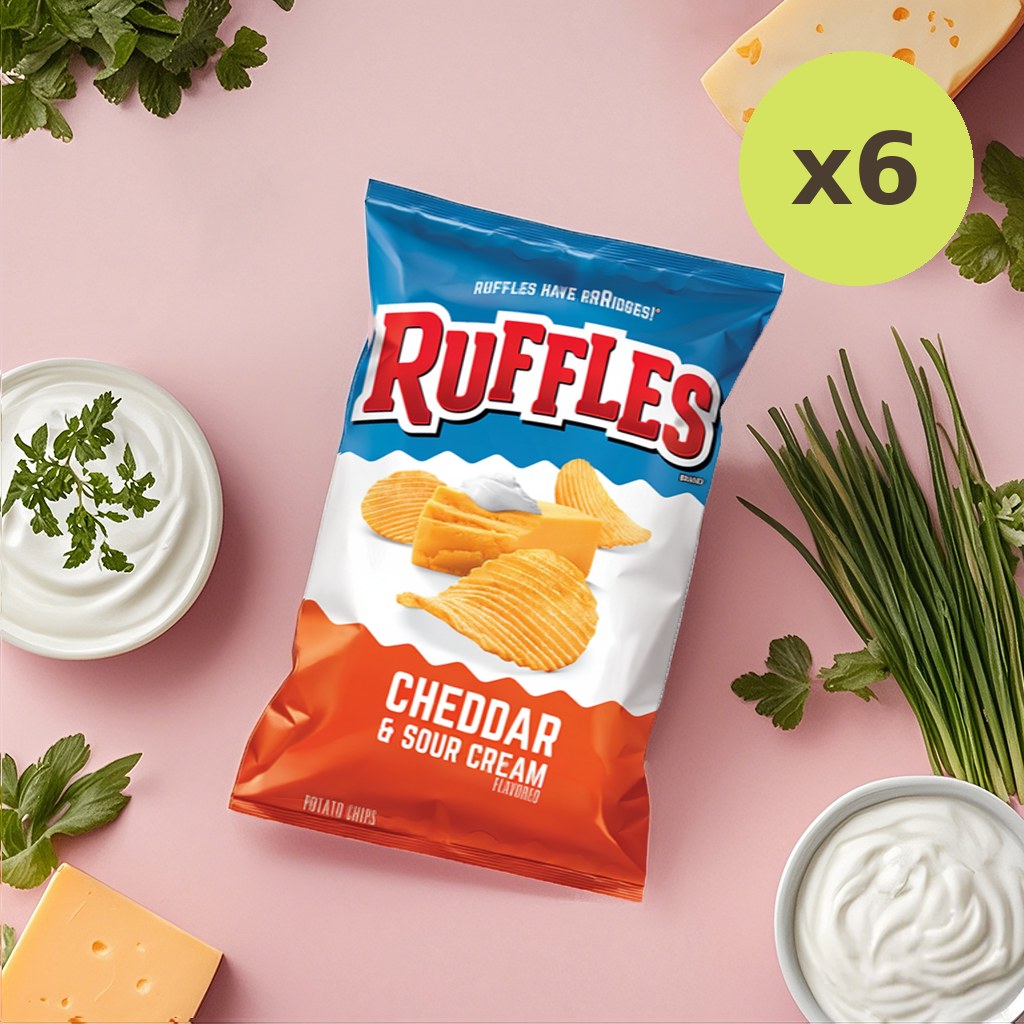 Ruffles Cheddar & Sour Cream Potato Chips