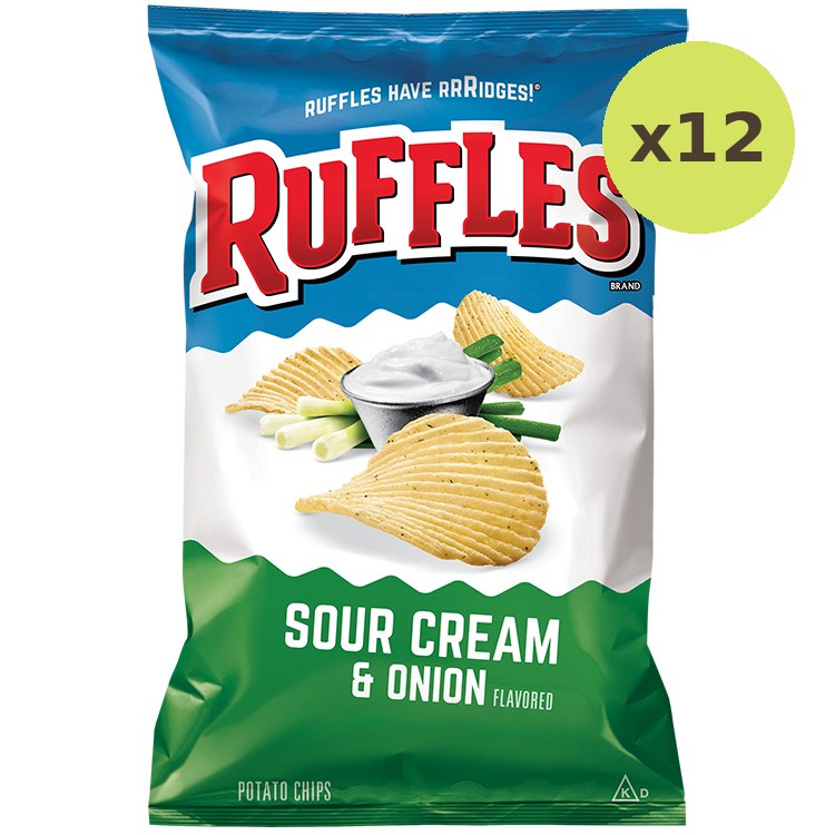 Ruffles Sour Cream & Onion Potato Chips